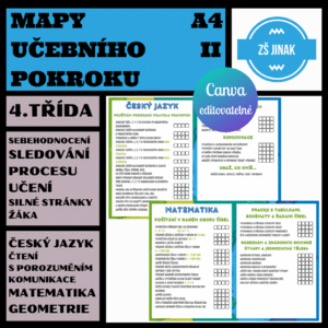 MAPY UČEBNÍHO POKROKU II - 4.třída
