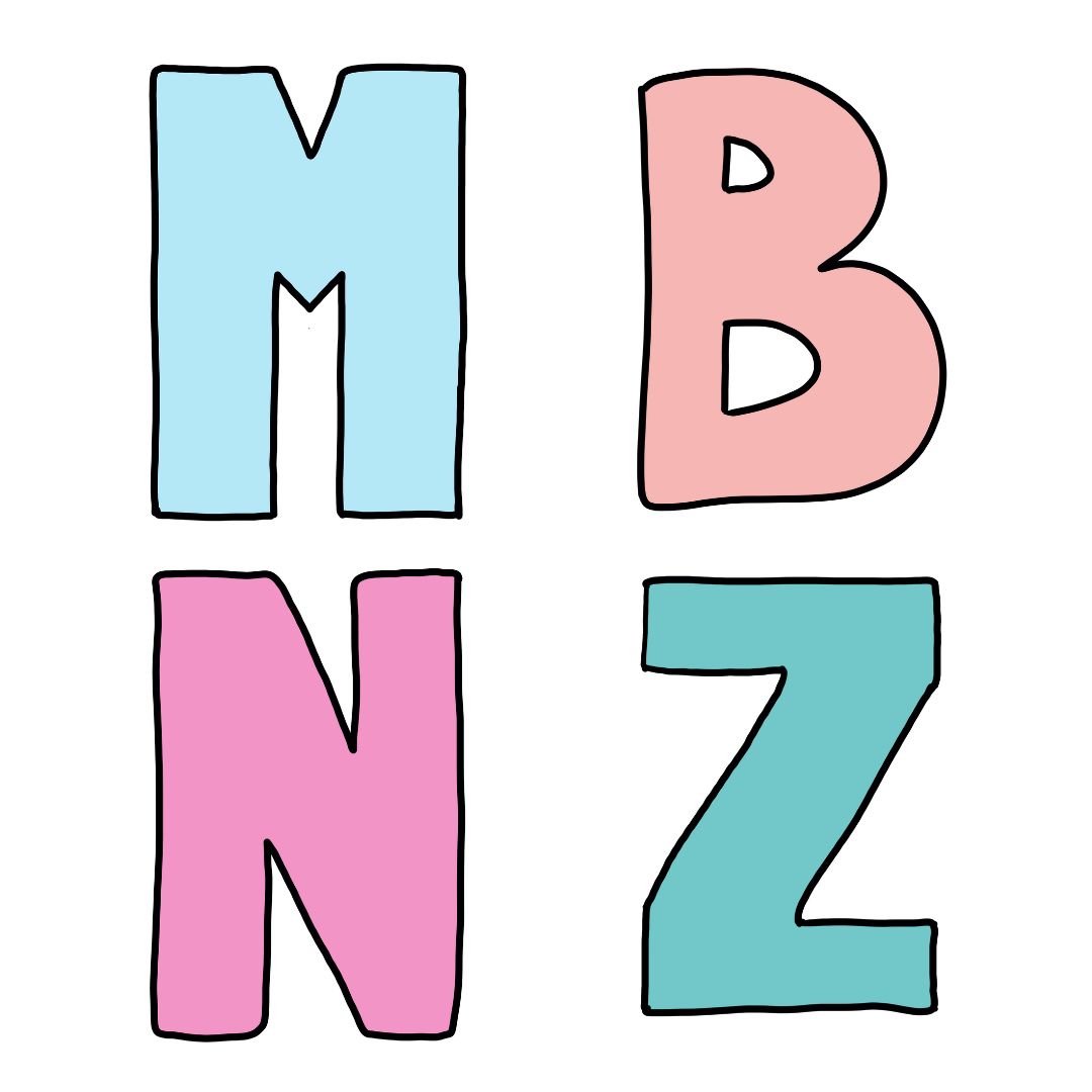 PÍSMENA A ČÍSLICE - pastelové barvy - Obrázek 11